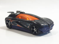 2007 Hot Wheels Octainium Black Die Cast Toy Car Vehicle