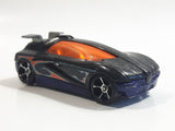 2007 Hot Wheels Octainium Black Die Cast Toy Car Vehicle