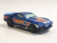 2013 Hot Wheels HW Racing: HW Race Team BLVD. Bruiser Blue Metallic Die Cast Toy Car Vehicle