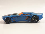 2009 Hot Wheels Color Shifters Nitro Doorslammer Aston Martin Blue and to Dark Blue Die Cast Toy Car Vehicle