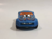 2009 Hot Wheels Color Shifters Nitro Doorslammer Aston Martin Blue and to Dark Blue Die Cast Toy Car Vehicle