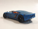 2009 Hot Wheels Color Shifters Nitro Doorslammer Aston Martin Blue and to Dark Blue Die Cast Toy Car Vehicle