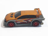 2004 Hot Wheels Night Breed Flight 03 Satin Bronze Orange with Grey Die Cast Toy Car Vehicle