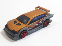 2004 Hot Wheels Night Breed Flight 03 Satin Bronze Orange with Grey Die Cast Toy Car Vehicle