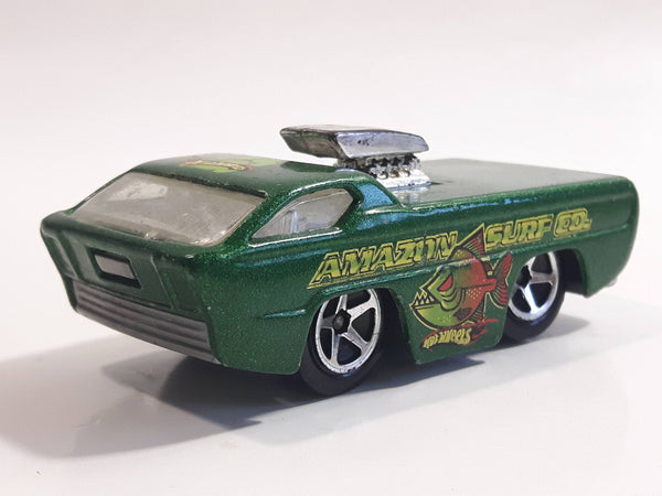 2005 Hot Wheels Asphalt Jungle Deora Tooned Green Die Cast Toy Car Hot Rod Vehicle - No Surfboards