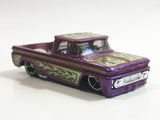 2013 Hot Wheels HW Showroom: HW Hot Trucks Custom '62 Chevy Truck Metalflake Purple Die Cast Toy Car Vehicle