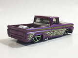 2013 Hot Wheels HW Showroom: HW Hot Trucks Custom '62 Chevy Truck Metalflake Purple Die Cast Toy Car Vehicle