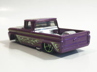 2013 Hot Wheels HW Showroom: HW Hot Trucks Custom '62 Chevy Truck Metalflake Purple Die Cast Toy Car Vehicle