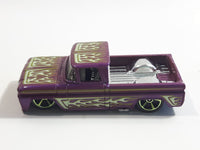 2013 Hot Wheels HW Showroom: HW Hot Trucks Custom '62 Chevy Truck Metalflake Purple Die Cast Toy Car Vehicle