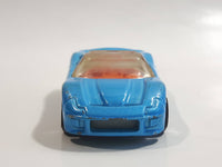 2009 Hot Wheels Airshot Super Drop 40 Somethin' Light Satin Blue Die Cast Toy Car Vehicle