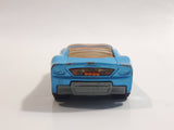 2009 Hot Wheels Airshot Super Drop 40 Somethin' Light Satin Blue Die Cast Toy Car Vehicle