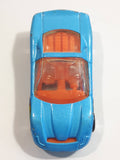 2009 Hot Wheels Airshot Super Drop 40 Somethin' Light Satin Blue Die Cast Toy Car Vehicle