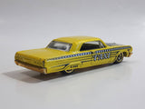 2007 Hot Wheels Taxi Rods '64 Impala Yellow Die Cast Toy Classic Car Vehicle