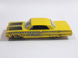 2007 Hot Wheels Taxi Rods '64 Impala Yellow Die Cast Toy Classic Car Vehicle