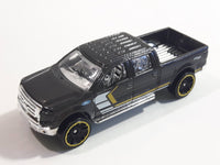 2019 Hot Wheels HW Hot Trucks 2009 Ford F-150 Truck Metalflake Dark Grey Die Cast Toy Car Vehicle