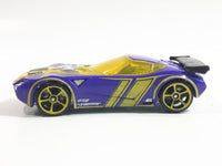 2011 Hot Wheels Thrill Racers Highway Nerve Hammer Purple Die Cast Toy Car Vehicle