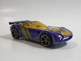 2011 Hot Wheels Thrill Racers Highway Nerve Hammer Purple Die Cast Toy Car Vehicle