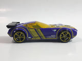 2011 Hot Wheels Thrill Racers Highway Nerve Hammer Purple Die Cast Toy Car Vehicle