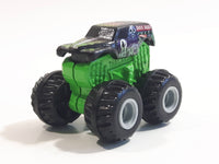 Hot Wheels Monster Jam Minis Grave Digger Miniature Truck Black and Bright Green Die Cast Toy Car Vehicle