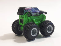 Hot Wheels Monster Jam Minis Grave Digger Miniature Truck Black and Bright Green Die Cast Toy Car Vehicle