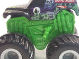 Hot Wheels Monster Jam Minis Grave Digger Miniature Truck Black and Bright Green Die Cast Toy Car Vehicle