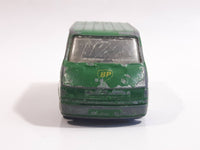 1994 Hot Wheels Auto City Corgi Transit Van Casting BP Green and White Die Cast Toy Car Vehicle