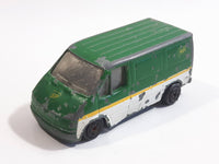 1994 Hot Wheels Auto City Corgi Transit Van Casting BP Green and White Die Cast Toy Car Vehicle