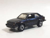 Hard to Find 1983 Hot Wheels Ford Escort Black Die Cast Toy Car Vehicle