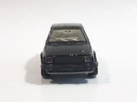 Hard to Find 1983 Hot Wheels Ford Escort Black Die Cast Toy Car Vehicle