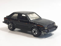 Hard to Find 1983 Hot Wheels Ford Escort Black Die Cast Toy Car Vehicle