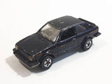 Hard to Find 1983 Hot Wheels Ford Escort Black Die Cast Toy Car Vehicle