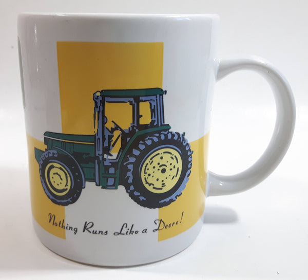 Gibson John Deere Tractors "Nothing Runs Like a Deere!" Ceramic Coffee Mug Farming Collectible