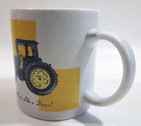 Gibson John Deere Tractors "Nothing Runs Like a Deere!" Ceramic Coffee Mug Farming Collectible