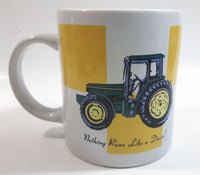 Gibson John Deere Tractors "Nothing Runs Like a Deere!" Ceramic Coffee Mug Farming Collectible