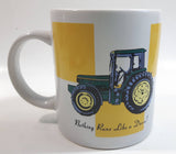 Gibson John Deere Tractors "Nothing Runs Like a Deere!" Ceramic Coffee Mug Farming Collectible