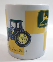 Gibson John Deere Tractors "Nothing Runs Like a Deere!" Ceramic Coffee Mug Farming Collectible