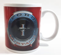 Ford Mustang Red and White Ceramic Coffee Mug