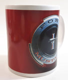 Ford Mustang Red and White Ceramic Coffee Mug