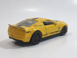 2011 Hot Wheels '10 Ford Shelby GT500 Super Snake Yellow Die Cast Toy Car Vehicle