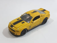 2011 Hot Wheels '10 Ford Shelby GT500 Super Snake Yellow Die Cast Toy Car Vehicle