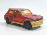 Vintage Majorette No. 255 Renault R 5 Turbo Red 1:53 Scale Die Cast Toy Car Vehicle