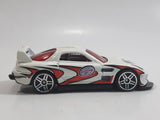 2004 Hot Wheels 2x Turbo Power Launcher 24 / Seven White Die Cast Toy Race Car Vehicle