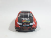 Unknown Brand Nascar Style Race Car #12 AMP Red and Black Die Cast Toy Car Vehicle