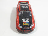 Unknown Brand Nascar Style Race Car #12 AMP Red and Black Die Cast Toy Car Vehicle