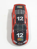 Unknown Brand Nascar Style Race Car #12 AMP Red and Black Die Cast Toy Car Vehicle