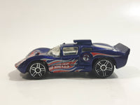 2008 Hot Wheels TEAM: Hot Wheels Racing Chaparral 2D Metalflake Dark Blue Die Cast Toy Car Vehicle