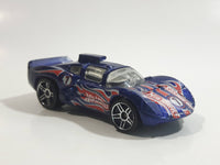 2008 Hot Wheels TEAM: Hot Wheels Racing Chaparral 2D Metalflake Dark Blue Die Cast Toy Car Vehicle