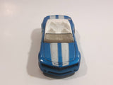 2008 Hot Wheels Camaro Convertible Concept Metalflake Blue Die Cast Toy Car Vehicle