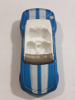 2008 Hot Wheels Camaro Convertible Concept Metalflake Blue Die Cast Toy Car Vehicle