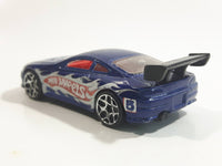 2008 Hot Wheels Team: Hot Wheels Racing Nissan Silvia S-15 Metalflake Dark Blue Die Cast Toy Car Vehicle